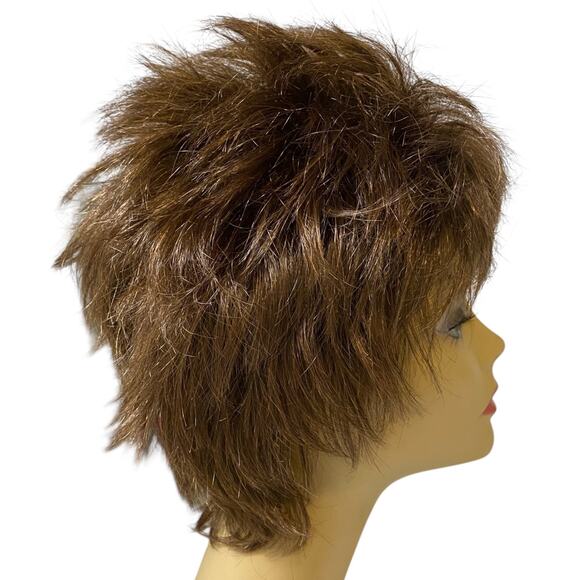 Sassy Spikey Wig - Dark Auburn Synthetic Locs, NWT - A1039 - Picture 14 of 15